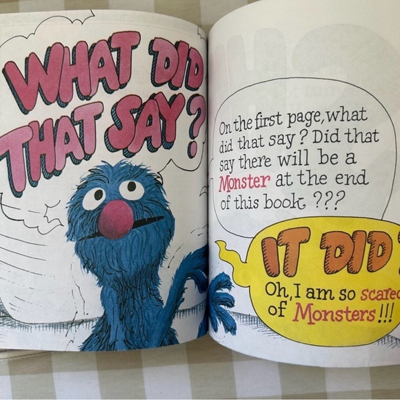 Vintage The Monster at the End of This Book Little Golden Book Sesame Street - Picture 3 of 5